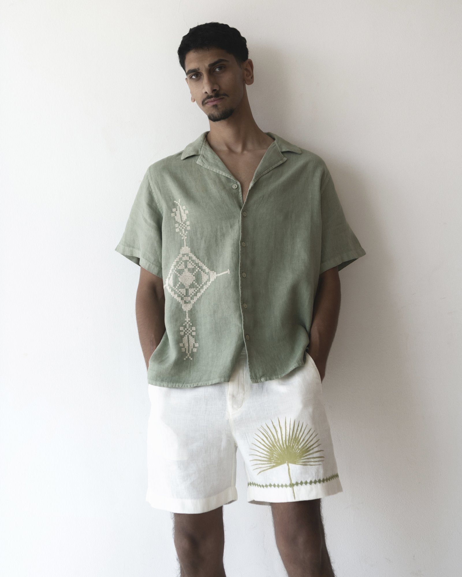 Evergreen Bowling Shirt