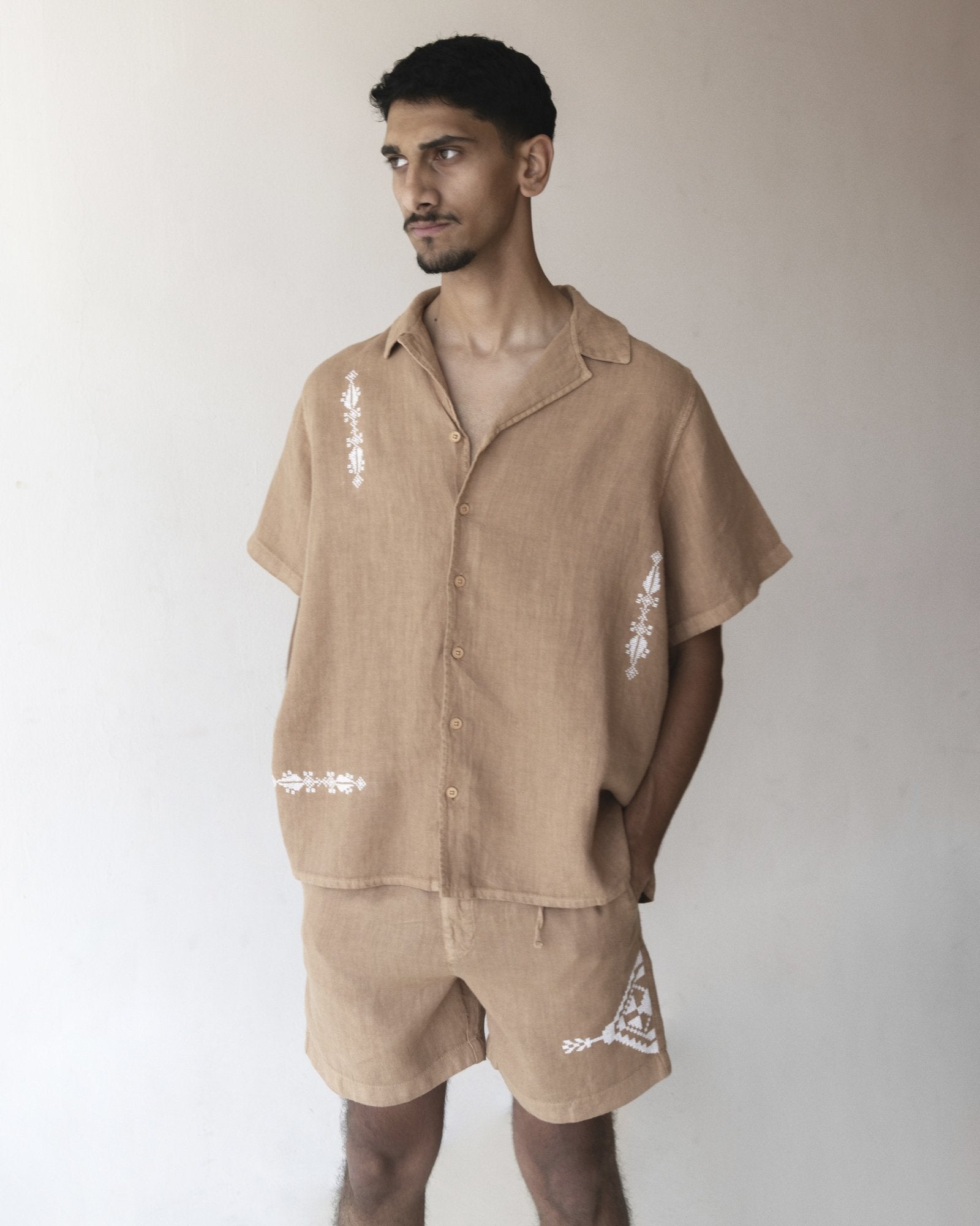 Sandstone Bowling Shirt