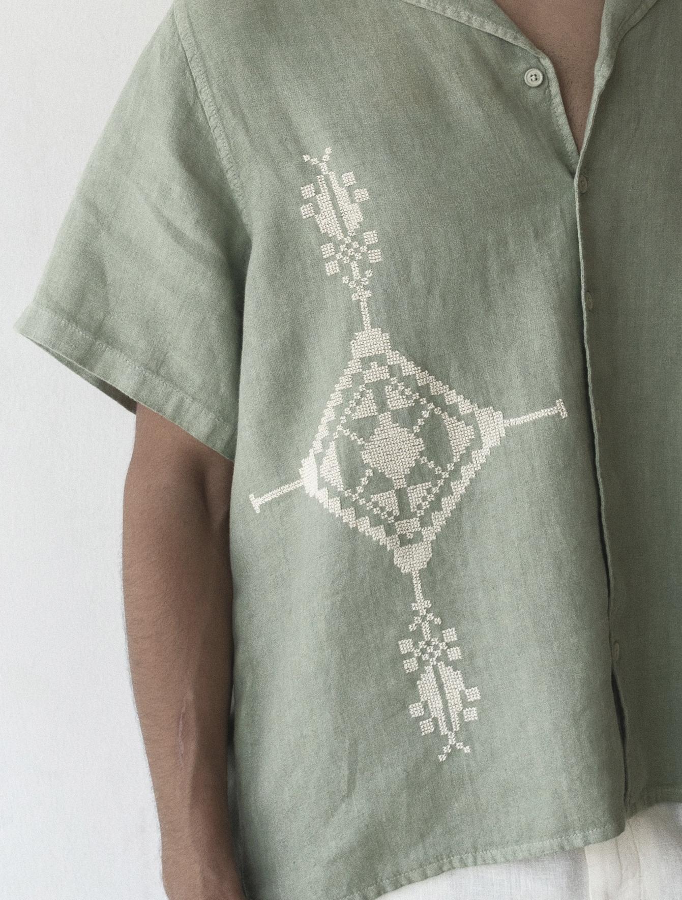 Evergreen Bowling Shirt