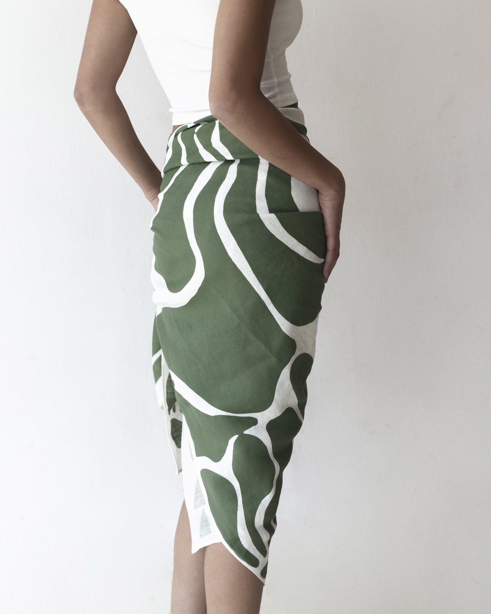 Evergreen Pareo Skirt