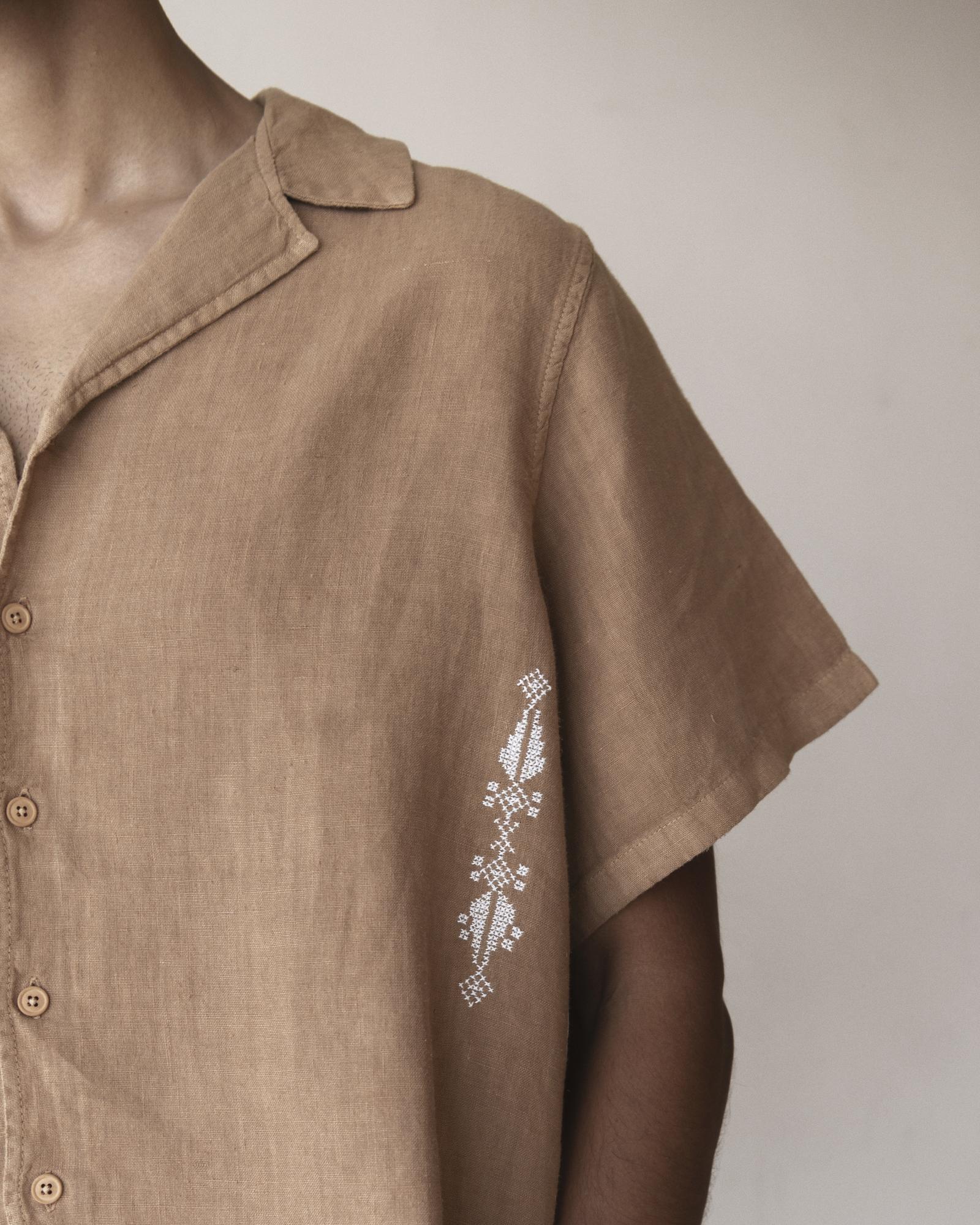 Sandstone Bowling Shirt